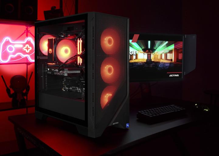 Actual product image Actina 5901443387893 PC AMD Ryzen™ 5 7500F 32 GB DDR5-SDRAM 1 TB SSD NVIDIA GeForce RTX 4060 Ti Midi (AMD Ryzen 5 7500F, 32 GB, 1000 GB, GeForce RTX 4060 Ti)