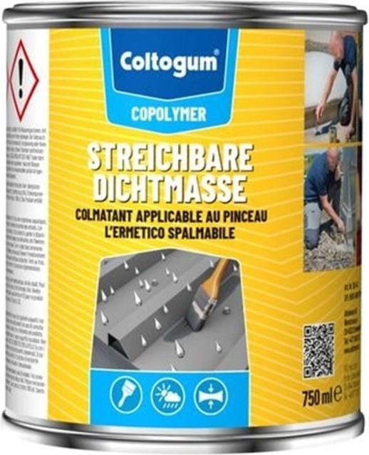 Image du produit Coltogum Mastic d'étanchéité à peindre (0.86 kg, Couleur Manhattan, 750 ml)