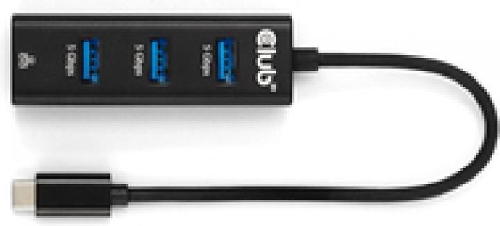 Immagine prodotto Club 3D Hub USB Club3D USB Type-C 3.2 > 3x USB Type A Gigabit Ethernet retail (USB-C, 4 Porti)