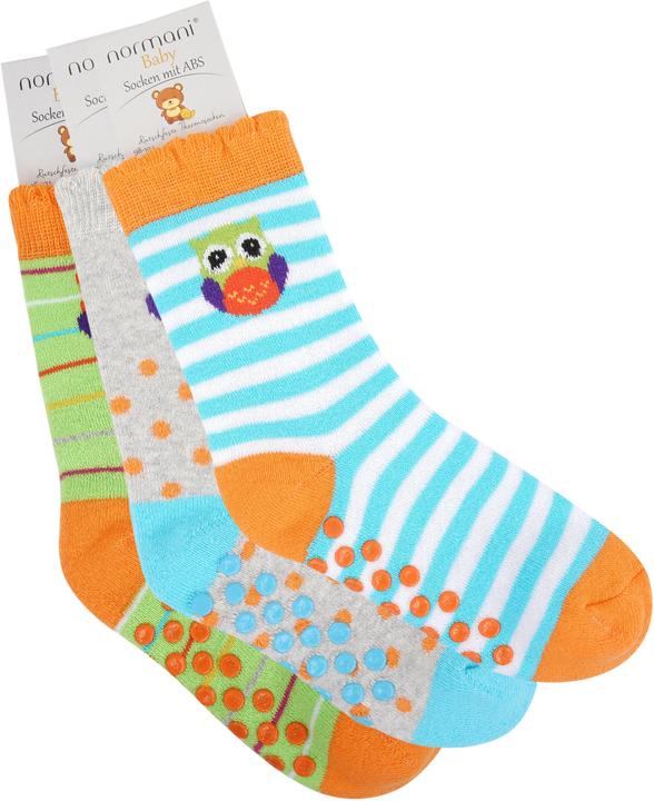 Produktbild Normani 3 Paar Kindersocken mit ABS-Druck (3er Pack, 104)