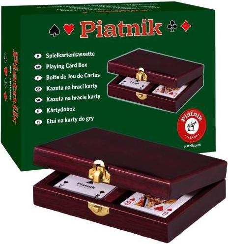 Image du produit Piatnik PIA2800 - Coffret de luxe - bois (pour bridge/poker)