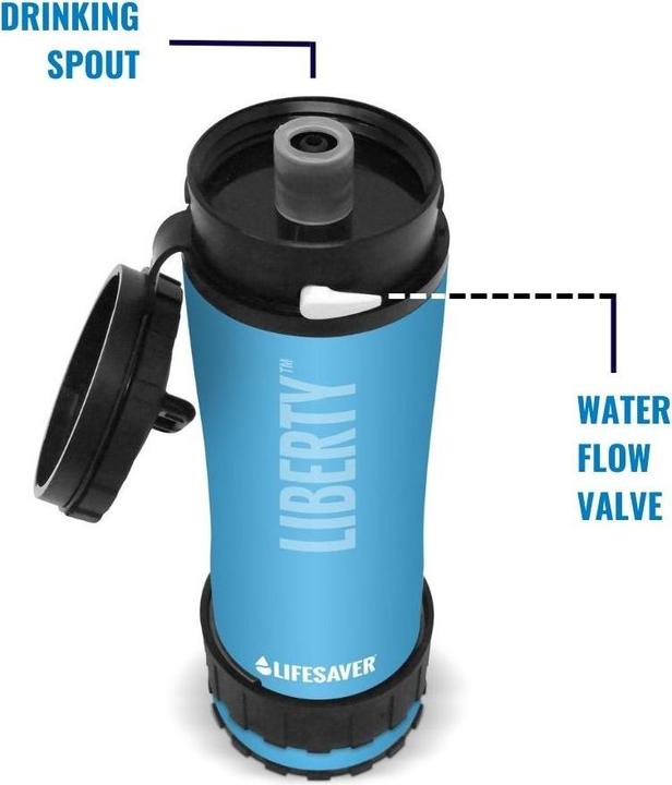Actual product image LifeSaver Liberty water filter, Blue (0.40 l)