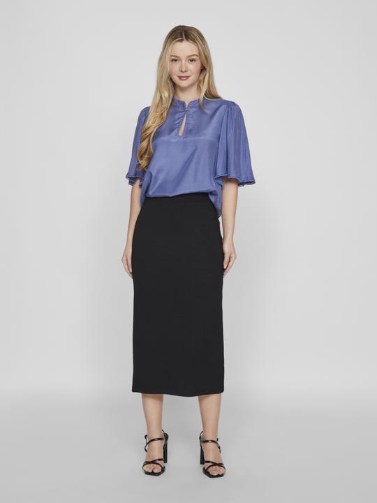 Actual product image Vila High neck top with short sleeves (38)
