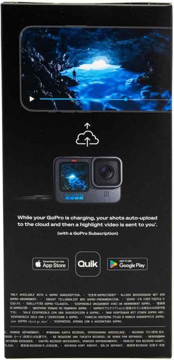 Actual product image GoPro HERO12 Black (60p, Bluetooth, Wi-Fi)