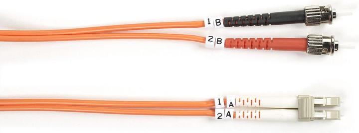 Actual product image Black Box OM1 LC-ST DUPLEX ORANGE 10M (10 m)