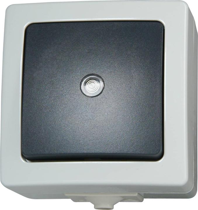 Produktbild Kopp Nautic Aufputz-Feuchtraum Taster 10AX IP44 mit Linse