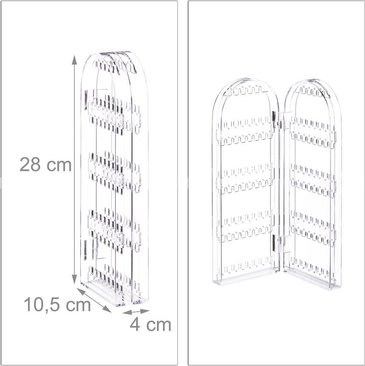 Actual product image Relaxdays Acrylic Jewellery Rack