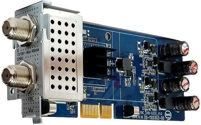 Actual product image Vu+ DVB-S2 /S2X FBC Twin Tuner Duo (8 GB, 2x DVB-S2X, CI+ slot)