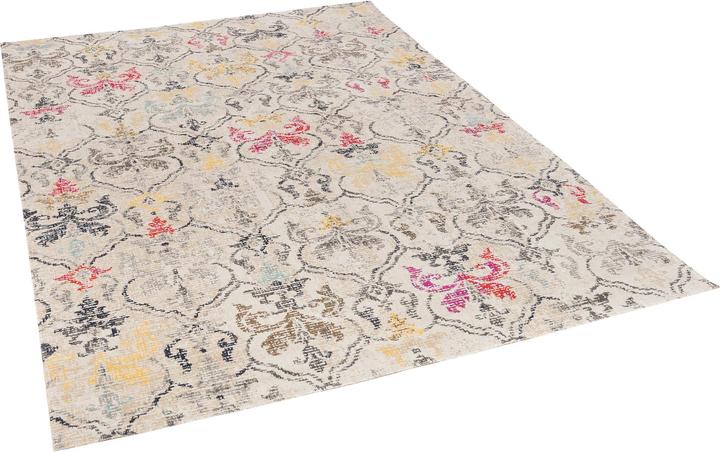 Produktbild Pergamon Kurzflor Designer Teppich Modern Vintage Orient Muster (160 x 230 cm)