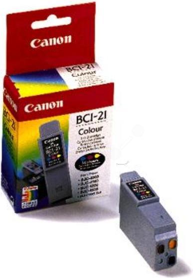 Produktbild Canon BCI-21 - Gelb, Cyan, Magenta - Original (M, C, Y)