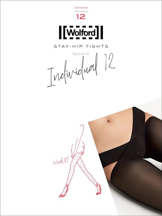 Actual product image Wolford Stay-Hip tights, colour 7005 black, size 44-46 (12 DEN, 44 - 46)