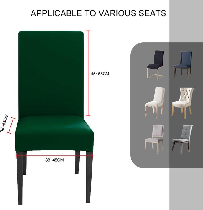 Actual product image Intirilife 2x Elastischer Stuhlhusse Stuhlüberzug