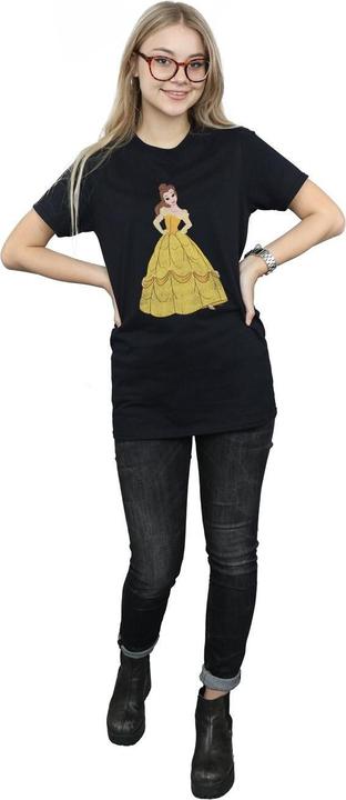 Actual product image Beauty And The Beast Womens/Ladies Belle Cotton Boyfriend T-Shirt (S)