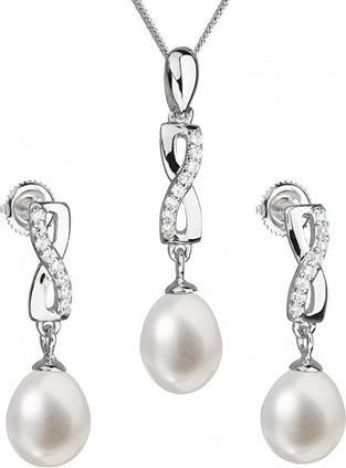 Produktbild Evolution Group Set of Silver Jewelry with Genuine Pearls Pavon 29041.1