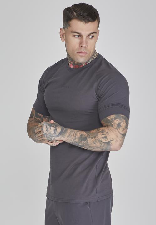 Siksilk T-Shirt Smart T-Shirt in Dark Grey