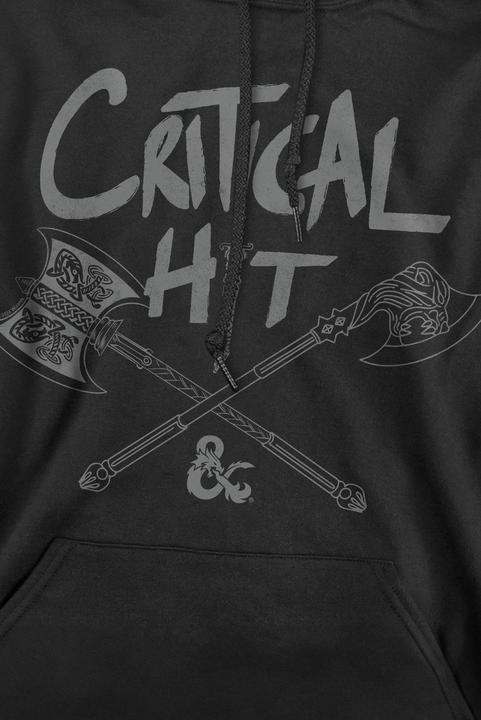 Image du produit Dungeons & Dragons - Sweat à capuche CRITICAL HIT - Homme (L)