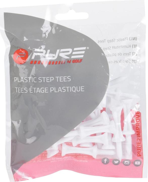 Produktbild Pure Golf Tees Step Kunststoff 25erPack