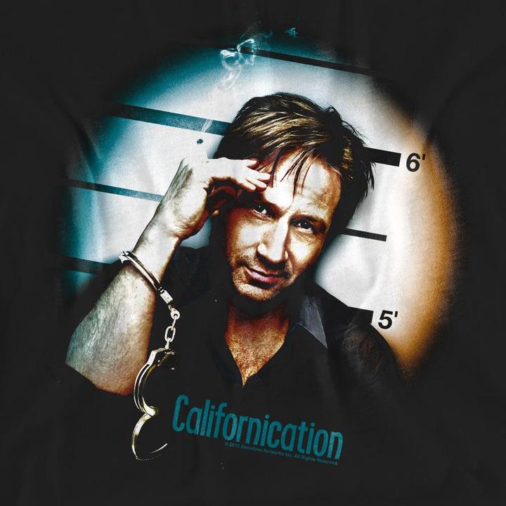 Actual product image Californication Unisex Adult In Handcuffs T-Shirt (L)