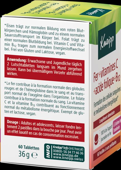 Valori nutrizionali e ingredienti Kneipp Multivitamine (60 Pezzo/i, Pillole)