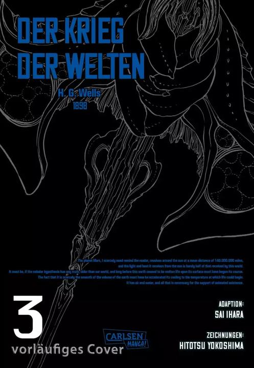 Image du produit H.G. Wells - Der Krieg der Welten 3 (Allemand, H. G. Wells, Hitotsu Yokoshima, Gandalf Bartholomew, Sai Ihara, 2022)
