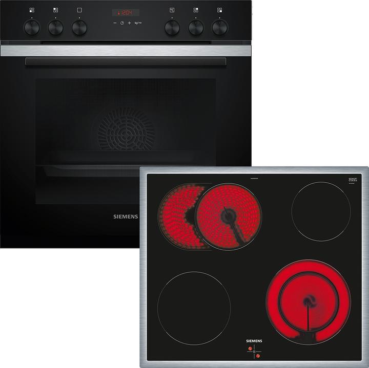 Actual product image Siemens Built-in cooker set, EA64RGNA1E + HE273ABS3, built-in cooker, electric hob, PQ212KA10