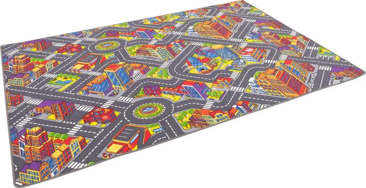 Immagine prodotto Snapstyle I bambini giocano tappeto Street Rug 3D Big City (100 x 100 cm)