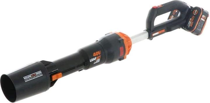Worx Débroussailleuse sans fil 40 V ( 2x 20V ) sans batterie ni chargeur (Fonctionnement sur batterie, Souffleur de feuilles)