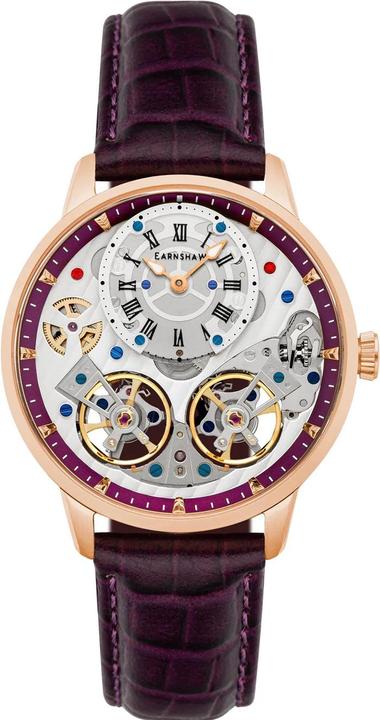 Immagine prodotto Thomas Earnshaw ES-8273-06 Brewster Double Barrel Automatic 42 mm (Orologio da polso analogico, 42 mm)