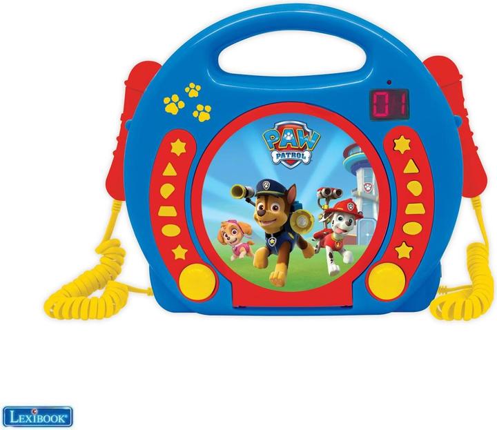 Actual product image Lexibook CD Player with Microphones Paw Patrol