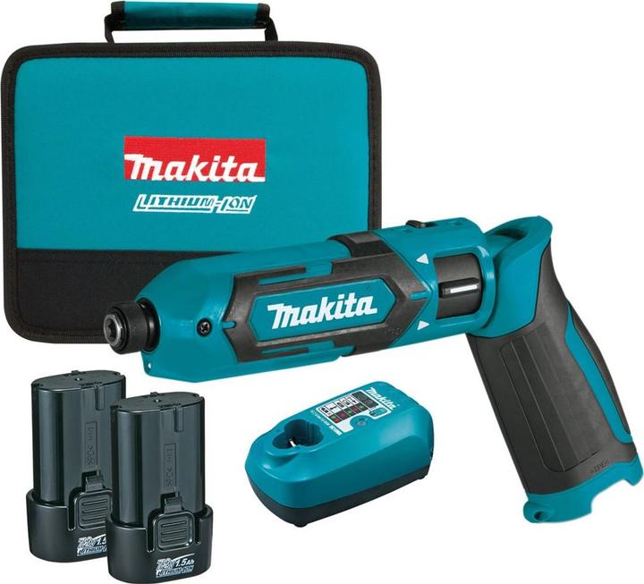 Actual product image Makita TD 022 DSE cordless impact screwdriver with articulated blade (Rechargeable battery operated)