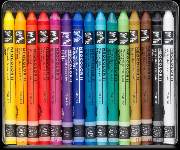 Produktbild Caran d'Ache Neocolor II Aquarelle Metallschachtel (Multicolor, 15 x)