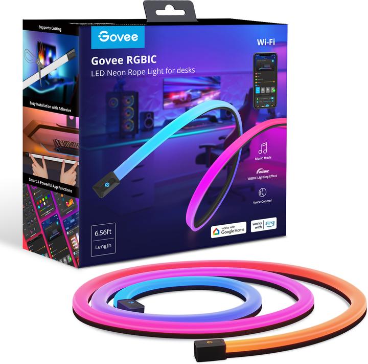 Produktbild Govee Gaming (RGBIC, 200 cm, Indoor)