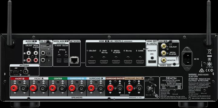Produktbild Denon Avr-X1300w (7.2 Kanal, FM)