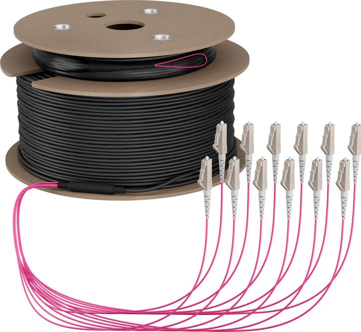Produktbild EFB Elektronik Trunkkabel U-DQ ZN BH OM4 12G 1x12 LC-LC 60m Dca LSZH (60 m)