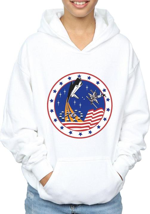 Immagine prodotto Nasa Classic Rocket 76 Felpa con Cappuccio Ragazzi (140, 146)