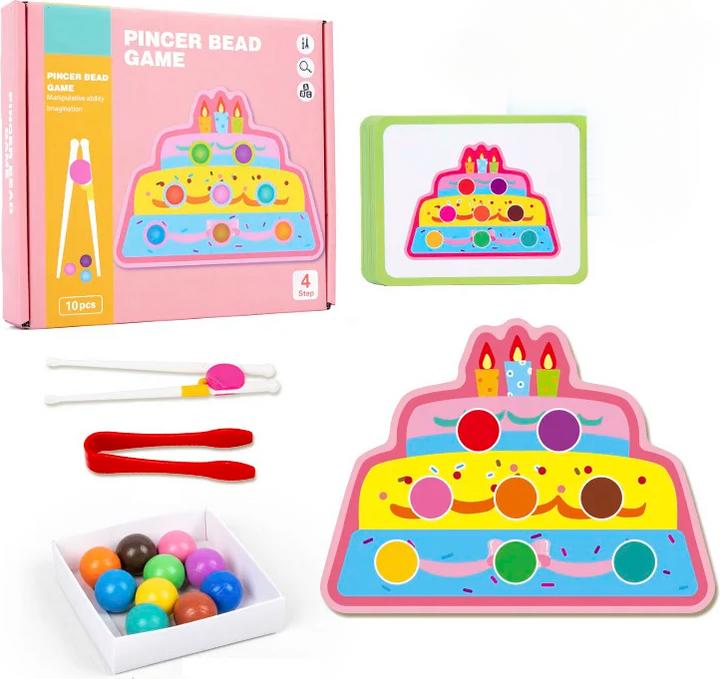 Activity Board Clip Perlen Farbe Klassifizierung Matching Spielzeug Kinder Logik Konzentration Feinmotorik