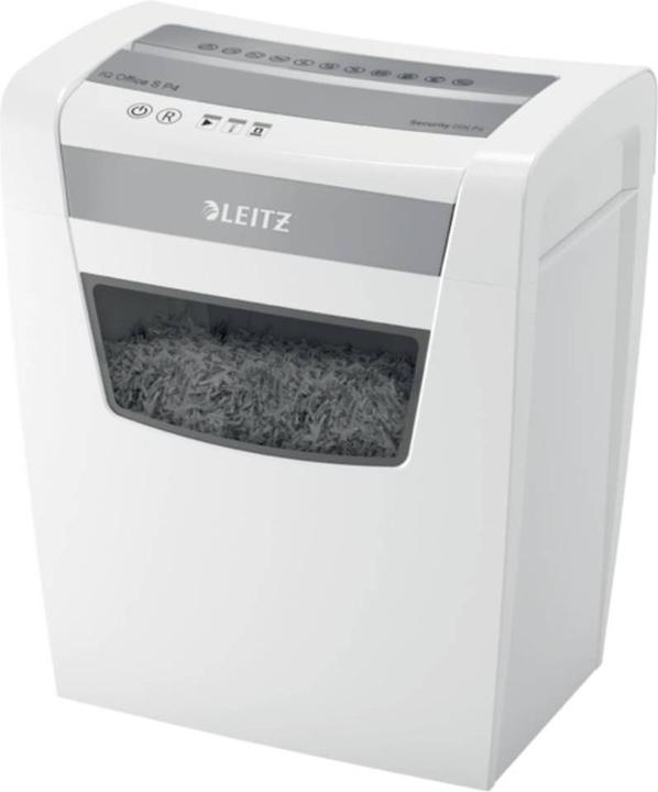Image du produit Leitz Destructeur de documents IQ Office S UE 12 feuilles coupe croisée 4 x 28 mm P-4 23 l (Coupe de particules)