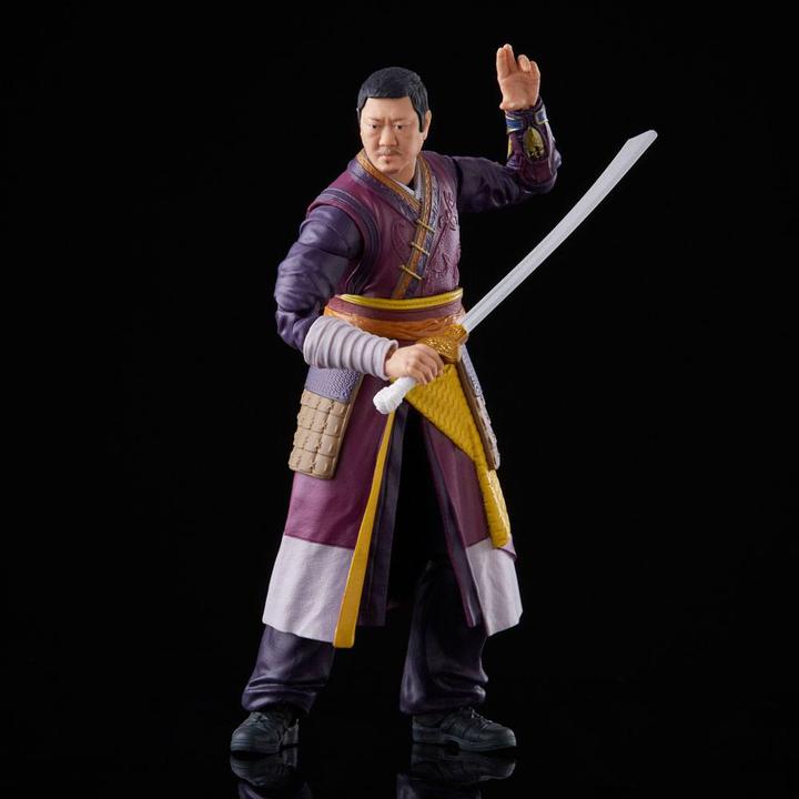 Actual product image Hasbro Legends Series Marvel's Wong Collectible Figure (15 cm), 4 Accessories and 1 Build-A-Figure Element
