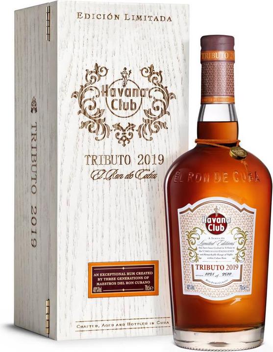 Produktbild Havana Club TRIBUTO Ron Puro Cubano Limited Edition 2020 40% Vol. 0,7l in Holzkiste