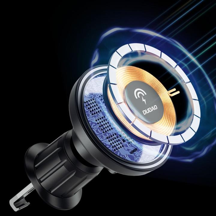 Actual product image Dudao F12MAX 15W Wireless Charger and Car holder