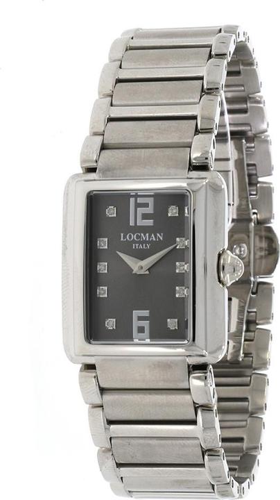 Immagine prodotto Locman Italia Orologio da donna Giannutri diamante antracite titanio / acciaio Ref. 670 (Orologio da polso analogico, 36 mm)