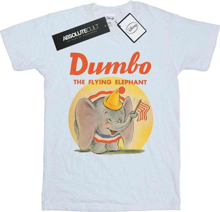 Actual product image Disney Womens/Ladies Dumbo Flying Elephant Cotton Boyfriend T-Shirt (XXL)