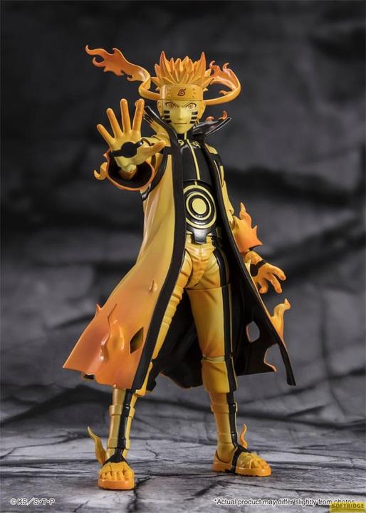 Immagine prodotto Bandai Naruto figurine S.H. Figuarts Naruto Uzumaki (Kurama Link Mode) - Courageous Strength That Binds - 1