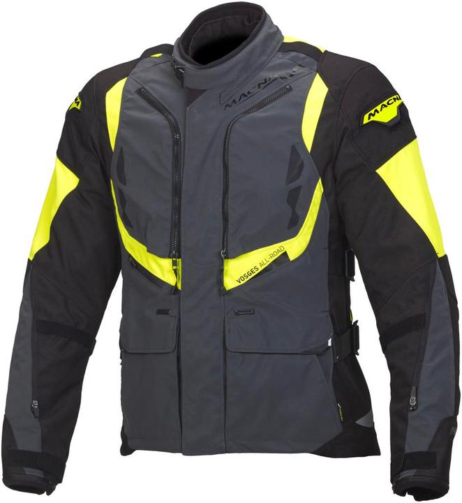 Immagine prodotto Macna VOSGES Textiljacke night eye-schw.-neon gelb S (Uomini, S)