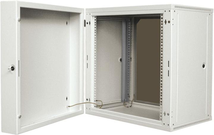 Actual product image Conteg RUD wall-mounted enclosure swiveling 12 HE (HxWxD) 624x600x500 mm (12 RU, 19 inch rack)