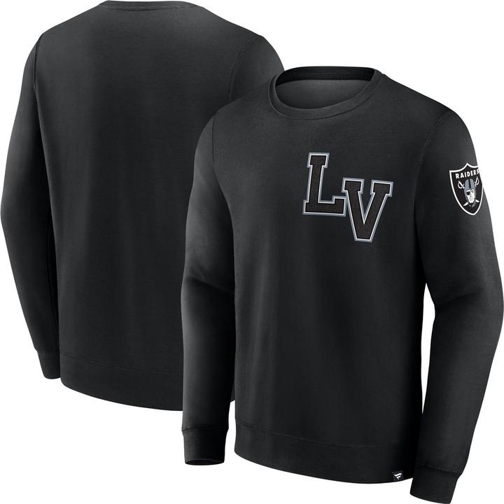 Image du produit Fanatics Las Vegas Raiders Varsity Letter NFL Fleece Pollover (M)
