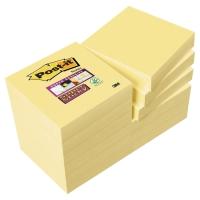 Produktbild Post-it Super Sticky Haftnotizen extrastark 62212SY gelb 12 Blöcke (47.6 x 47.6 mm)