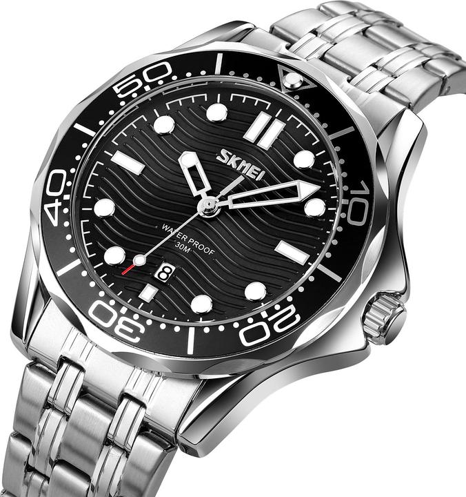 Produktbild Skmei 9276SISIBK Herrenuhr + BOX