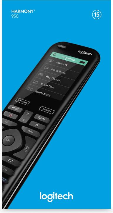 Produktbild Logitech Harmony 950 (Universal Fernbedienung, Infrarot)