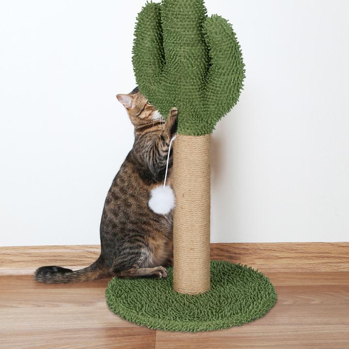 Actual product image Relaxdays Scratching pole (59 cm, Dark green)